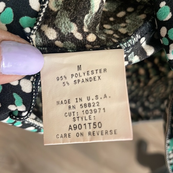 Max edition medium sundress green black and cream. - Picture 7 of 7